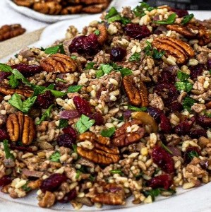 Stuffing with Cranberries and Pecans